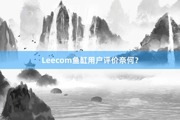 Leecom鱼缸用户评价奈何？